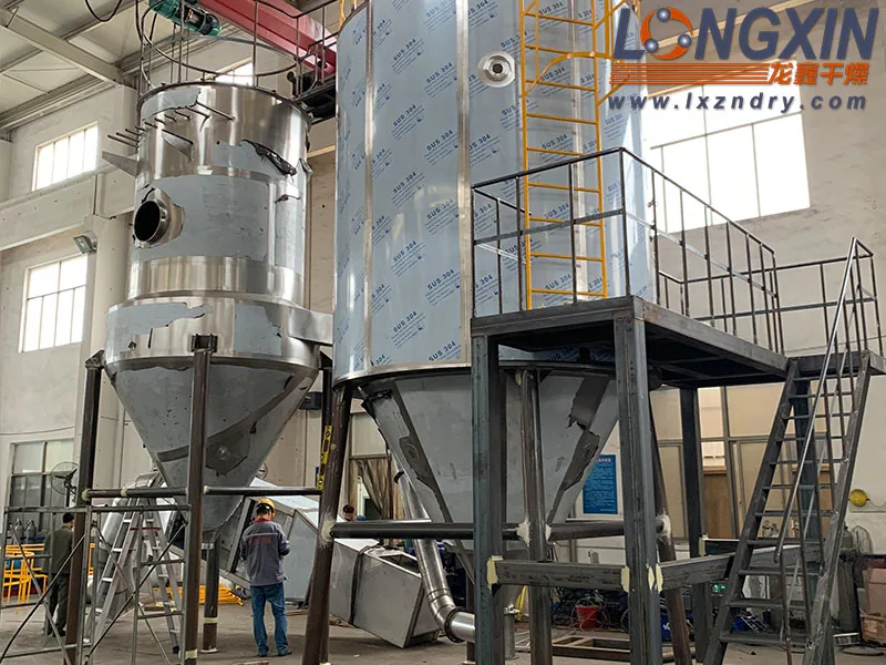 CNT spray dryer tower