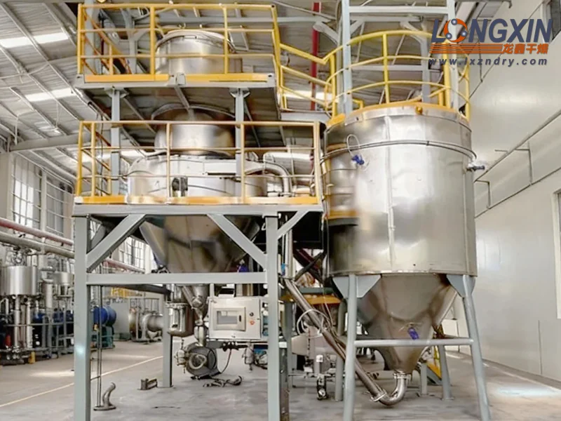 BLPG closed-loop spray dryer with stainless steel vessels and access platforms