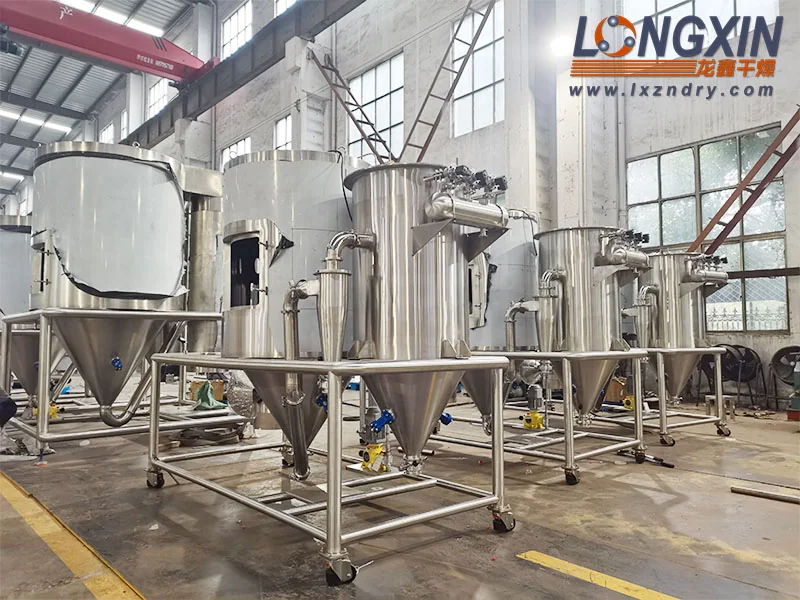 LPG-Y laboratory spray drying system with a stainless steel chamber and modular support frame